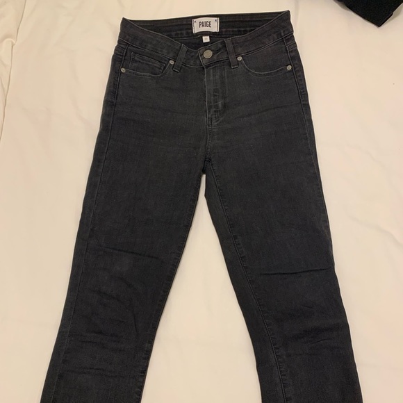 PAIGE DENIM // SKINNY BLACK JEANS - Picture 1 of 3